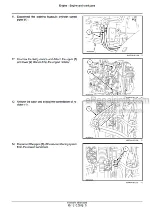 Photo 8 - New Holland LM6.32 LM6.35 LM7.35 LM7.42 LM9.35 Tier4 Service Manual Telescopic Handler 47632315B