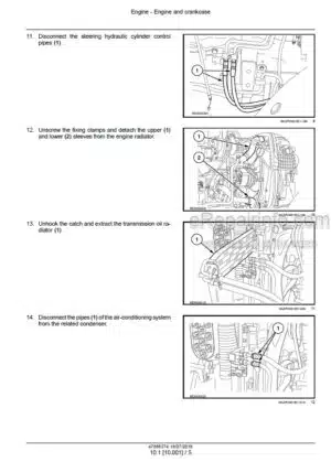 Photo 4 - New Holland T4.75V T4.85V T4.95V T4.105V Service Manual Tractor 47888374