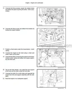 Photo 4 - New Holland T4.75V T4.85V T4.95V T4.105V Tier 3 Service Manual Tractor 47888375