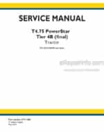 Photo 4 - New Holland T4.75 Power Star Tier 4B (final) Service Manual Tractor 47711469
