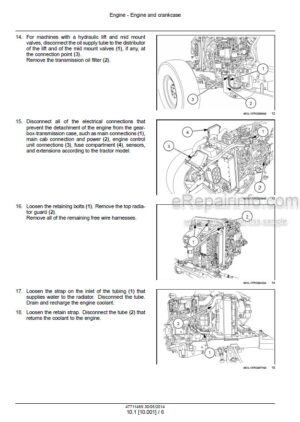 Photo 8 - New Holland L218 L220 Service Manual Skid Steer Loader 47711684