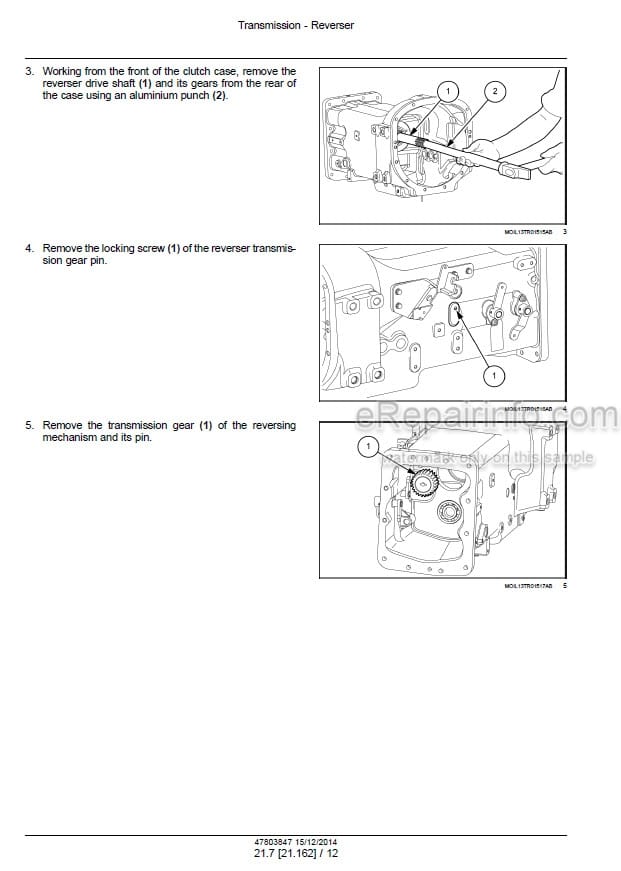 Photo 1 - New Holland T4.75 T4.85 T4.95 T4.105 T4.115 Service Manual Tractor 47803847