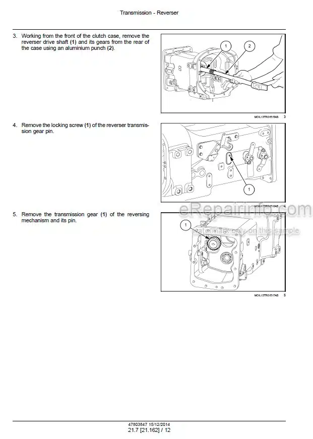 Photo 1 - New Holland T4.75 T4.85 T4.95 T4.105 T4.115 Service Manual Tractor 47803847