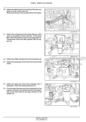 Photo 8 - New Holland Speedrower 130 Service Manual Self-Propelled Windrower 47698328