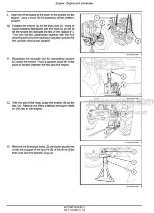 Photo 12 - New Holland T4.90 T4.100 T4.110 T4.120 Tier 4B (final) Service Manual Tractor 47878245