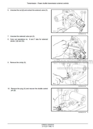 Photo 8 - New Holland T4030N T4040N T4050N T4060N T4020V T4030V T4040V T4050V T4060V Service Manual Tractor 47888351