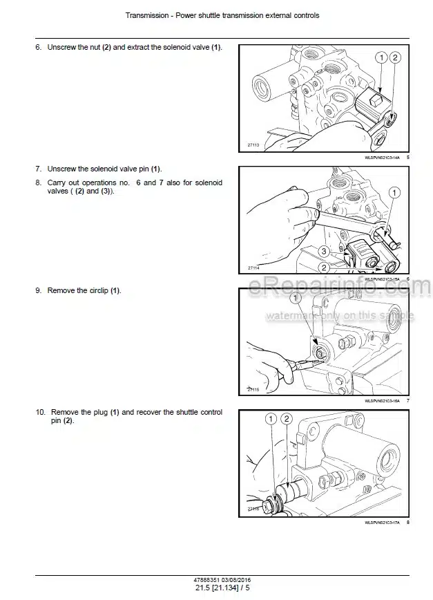 Photo 1 - New Holland T4030N T4040N T4050N T4060N T4020V T4030V T4040V T4050V T4060V Service Manual Tractor 47888351