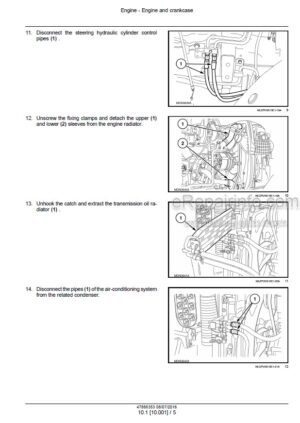 Photo 7 - New Holland TD4020F TD4030F TD4040F Service Manual Tractor 47621082