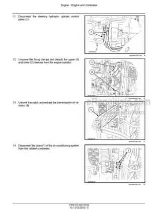 Photo 8 - New Holland T4030V T4040V Service Manual Tractor 47888352