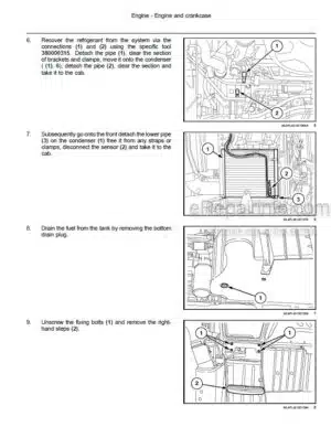 Photo 10 - New Holland T5.95 T5.105 T5.115 Electro Command Service Manual Tractor 47538922