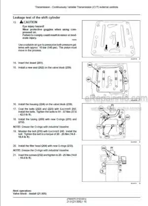 Photo 8 - New Holland T6.120 T6.140 T6.150 T6.155 T6.160 T6.165 T6.175 and T6.140 T6.150 T6.160 AutoCommand Tier 4A Service Manual Tractor 47665870