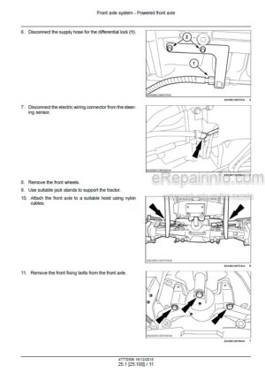 Photo 8 - New Holland T7.140 T7.150 T7.165 T7.175 T7.180 T7.190 T7.195 T7.205 Service Manual Tractor 47402793