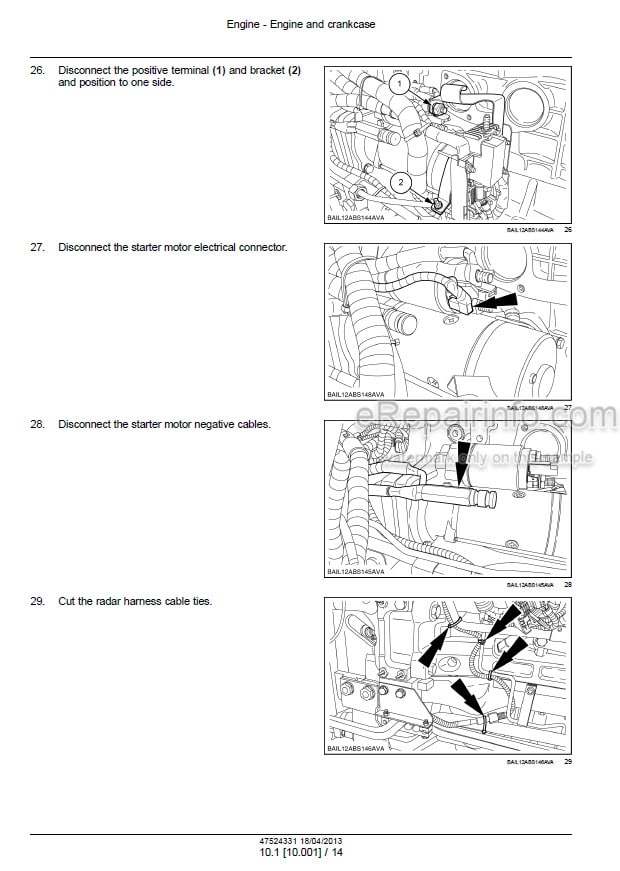 Photo 1 - New Holland T7.220 T7.235 T7.250 T7.260 T7.270 Service Manual Tractor