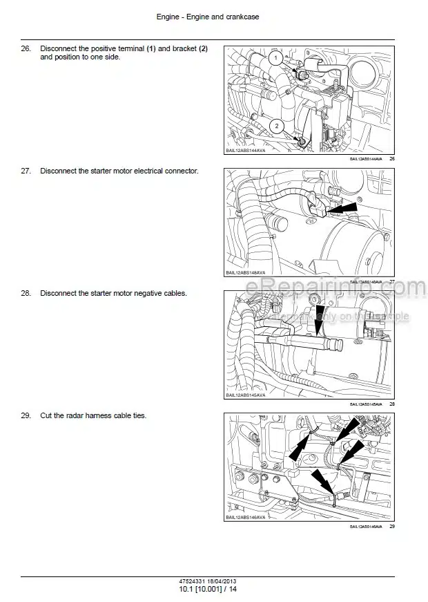 Photo 1 - New Holland T7.220 T7.235 T7.250 T7.260 T7.270 Service Manual Tractor