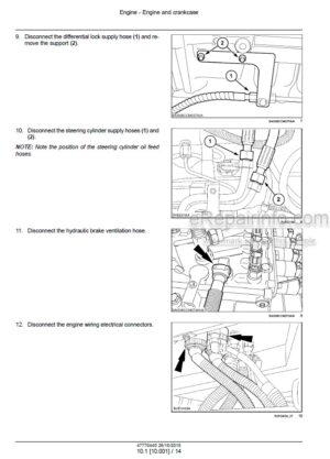 Photo 8 - New Holland T6.110 T6.120 T6.130 Service Manual Tractor 47705279