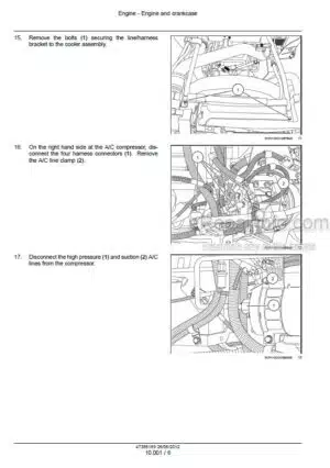 Photo 6 - New Holland T8.275 T8.300 T8.330 T8.360 T8.390 Service Manual Tractor 47386189