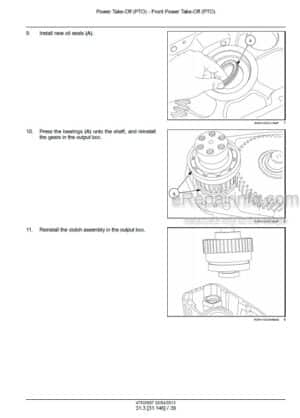 Photo 7 - New Holland T8.320 T8.350 T8.380 T8.410 T8.435 and T8.380 T8.410 T8.435 SmartTrax Service Manual Tractor 47799439