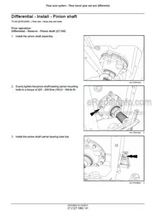 Photo 11 - New Holland T8.275 T8.300 T8.330 T8.360 T8.320 T8.420 CVT Service Manual Tractor 47613846