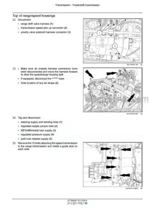 Photo 7 - New Holland TC4.90 TC5.70 TC5.80 TC5.90 Service Manual Combine 47881811