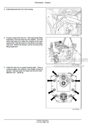 Photo 8 - New Holland T8.320 T8.350 T8.380 T8.410 Service Manual Tractor 47917993