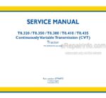 Photo 5 - New Holland T8.320 T8.350 T8.380 T8.410 T8.435 Service Manual Tractor 47794970