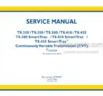 Photo 4 - New Holland T8.320 T8.350 T8.380 T8.410 T8.435 and T8.380 T8.410 T8.435 SmartTrax Service Manual Tractor 47799439