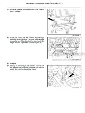 Photo 1 - New Holland T8.320 T8.350 T8.380 T8.410 T8.435 and T8.380 T8.410 T8.435 SmartTrax Service Manual Tractor 47799439