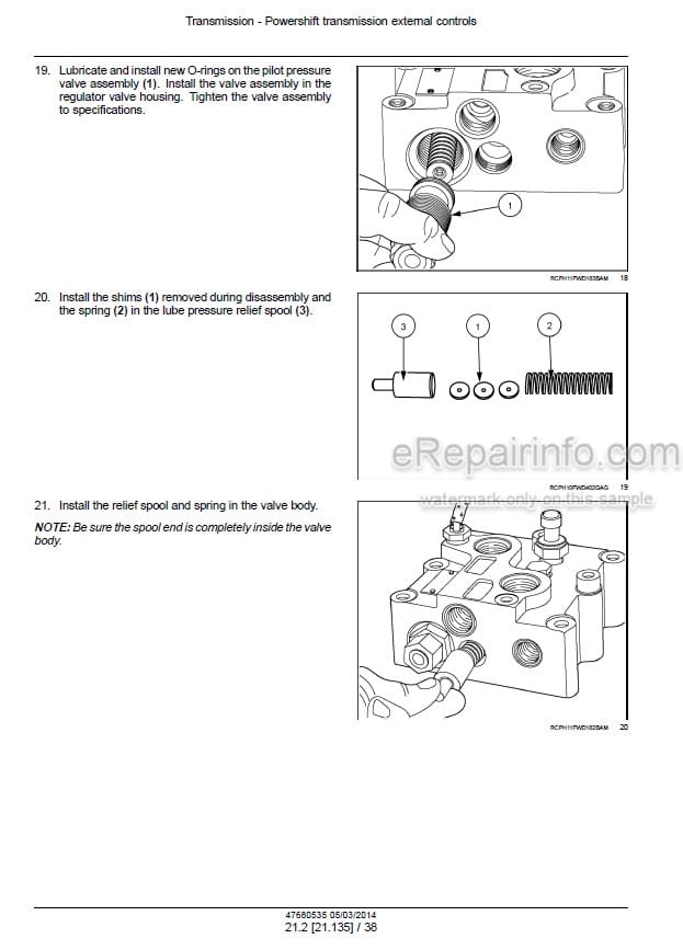 Photo 1 - New Holland T9.435 T9.480 T9.530 T9.565 T9.600 T9.645 T9.700 Service Manual Tractor 47680532 47680535
