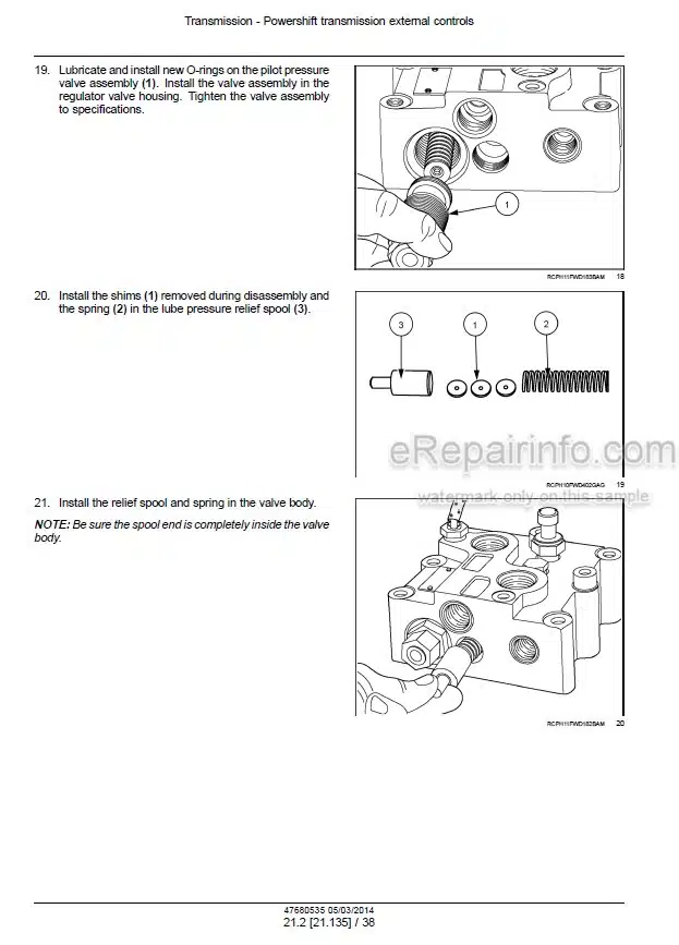Photo 1 - New Holland T9.435 T9.480 T9.530 T9.565 T9.600 T9.645 T9.700 Service Manual Tractor 47680532 47680535