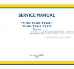 Photo 5 - New Holland T9.390 T9.450 T9.505 T9.560 T9.615 T9.670 Service Manual Tractor 47488219