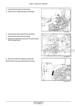 Photo 7 - New Holland E160C Blade Runner Service Manual Crawler Excavator 47497833A