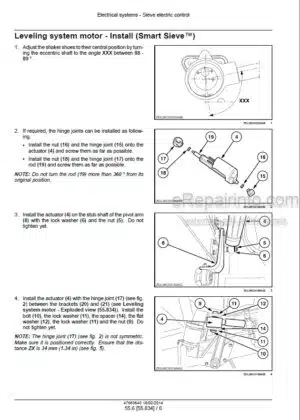 Photo 11 - New Holland TC5060 TC5070 TC5080 Service Manual Combine