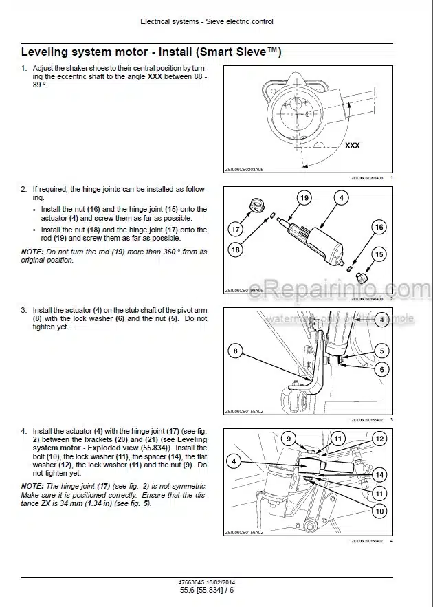Photo 1 - New Holland TC5060 TC5070 TC5080 Service Manual Combine