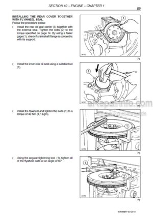 Photo 7 - New Holland T7510 T7520 T7530 T7540 T7550 Service Manual Tractor 47505533