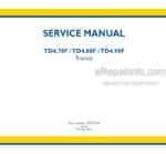 Photo 4 - New Holland TD4.70F TD4.80F TD4.90F Service Manual Tractor 47913129