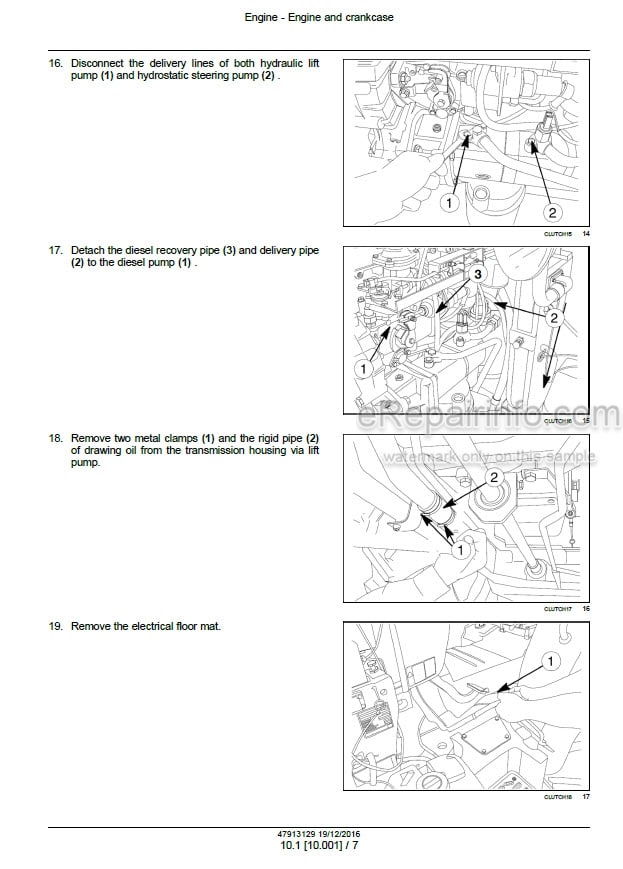 Photo 1 - New Holland TD4.70F TD4.80F TD4.90F Service Manual Tractor 47913129