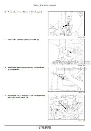 Photo 8 - New Holland TC4.90 TC5.70 TC5.80 TC5.90 Service Manual Combine 47881811