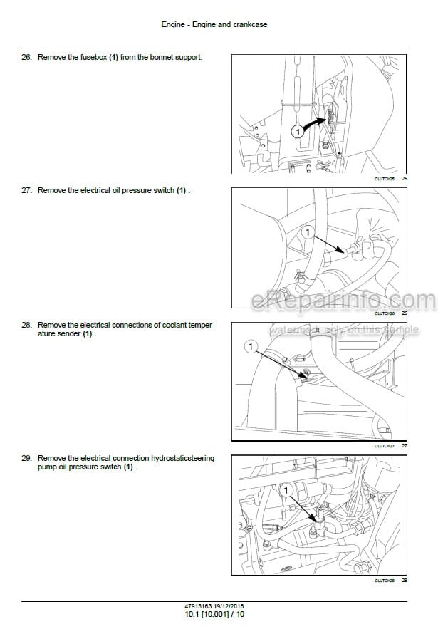 Photo 1 - New Holland TD65F TD75F TD85F Service Manual Tractor 47913163