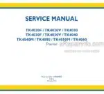 Photo 4 - New Holland TK4020F TK4020V TK4030 TK4030F TK4030V TK4040 TK4040M TK4050 TK4050M TK4060 Service Manual Tractor 47830952