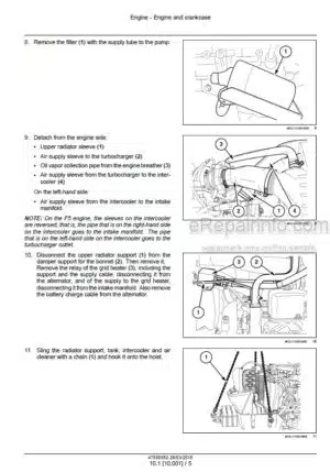 Photo 12 - New Holland TK4020F TK4020V TK4030 TK4030F TK4030V TK4040 TK4040M TK4050 TK4050M TK4060 Service Manual Tractor 47830952