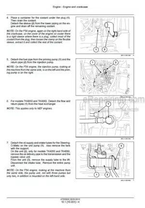 Photo 1 - New Holland TK4030V TK4050 TK4050M TK4060 Service Manual Tractor 47830956