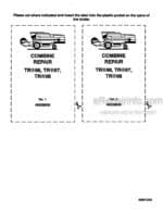 Photo 4 - New Holland TR96 TR97 TR98 Repair Manual Combine 40009630