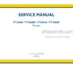 Photo 6 - New Holland TT3840 TT3840F TT4030 TT3880F Service Manual Tractor 47921938