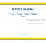 Photo 6 - New Holland TT3840 TT3840F TT4030 TT3880F Service Manual Tractor 47921938