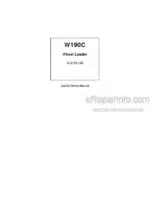 Photo 4 - New Holland W190C Service Manual Wheel Loader 47373613B
