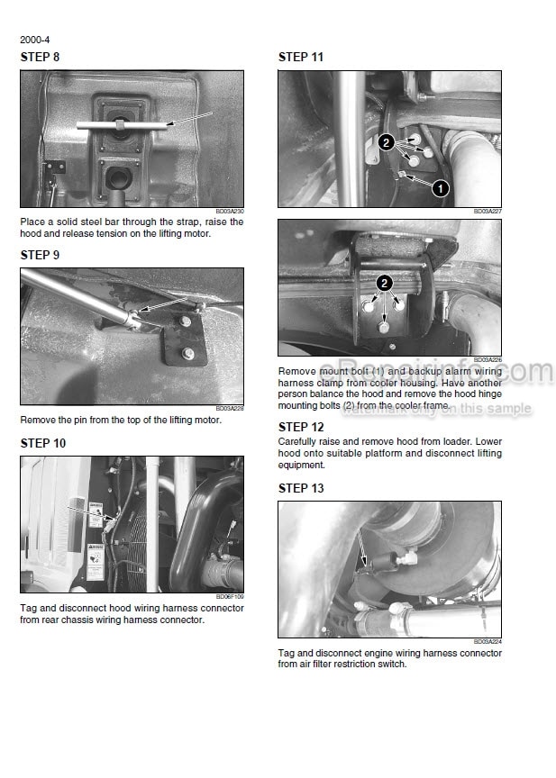 Photo 1 - New Holland W190C Service Manual Wheel Loader 47373613B