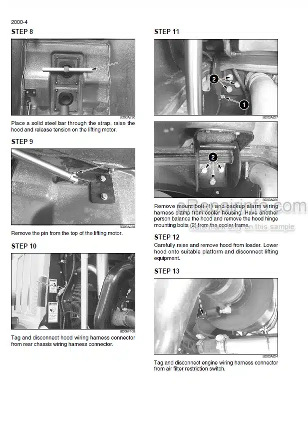 Photo 1 - New Holland W190C Service Manual Wheel Loader 47373613B