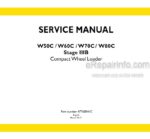 Photo 5 - New Holland W50C W60C W70C W80C Stage IIIB Service Manual Compact Wheel Loader 47768541C