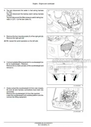 Photo 8 - New Holland TC4.90 TC5.70 TC5.80 TC5.90 Service Manual Combine 47889263