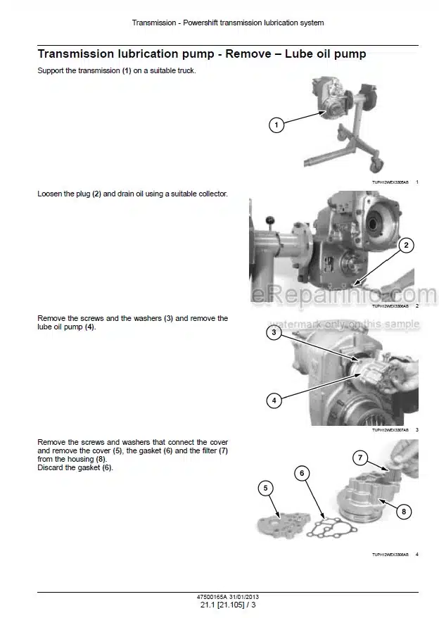 Photo 1 - New Holland WE150B Service Manual Wheeled Excavator 47500165A